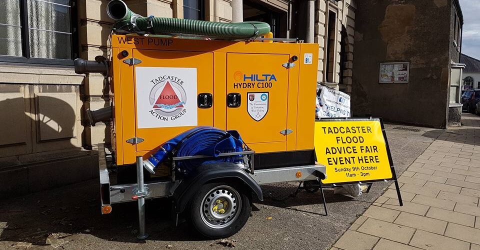 Flood hit town fights back with order for emergency pumps