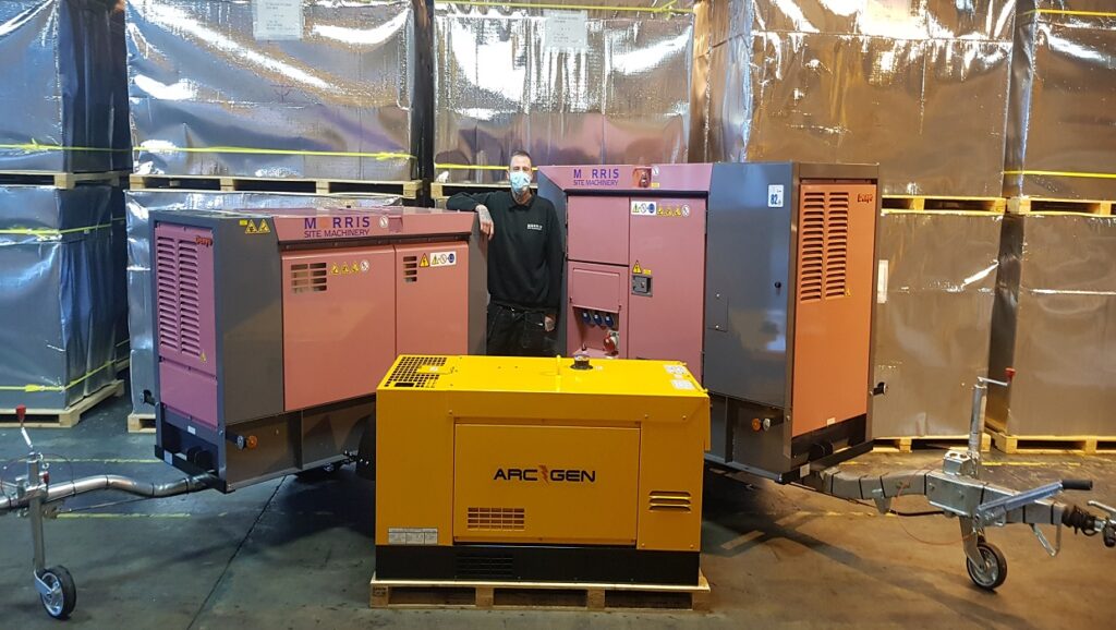 £4 MILLION STOCK INVESTMENT IN GENERATORS AND WELDERS